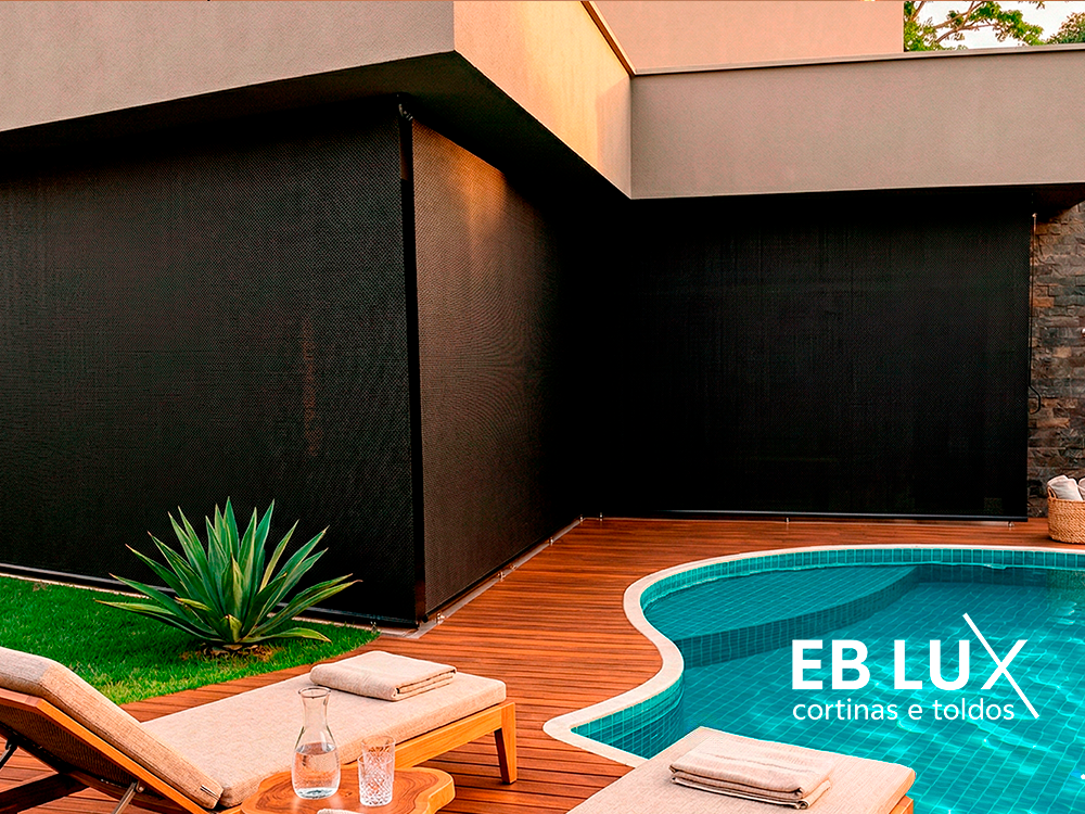Ambiente com cortinas EBLux instaladas 3